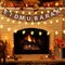20ft 40 LED Moon & Star Fairy Lights - Warm White String Lights, Battery & USB Powered, 2 Modes, for Kids' Rooms, Gardens, Camping, Balcony, Holidays, Parties, Weddings, Gifts, Home Decor
